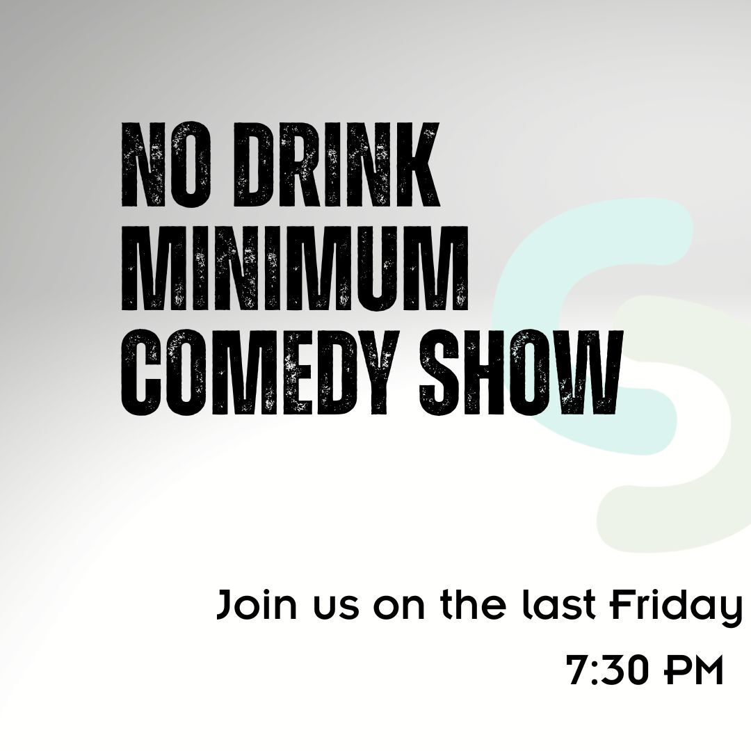No Drink Minimum Comedy - logo